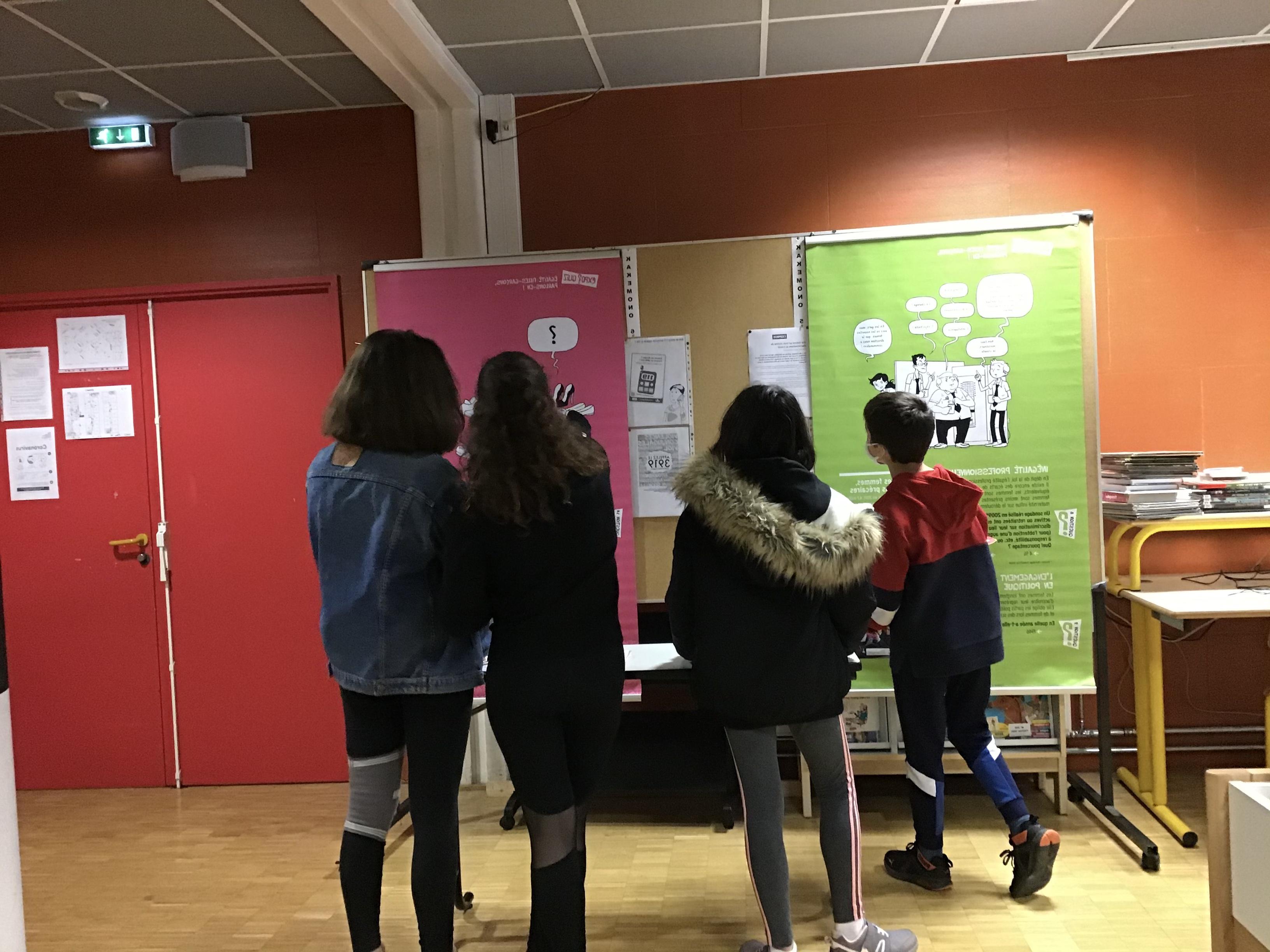 Expo Égalité Filles Garçons Parlons En Collège Jean Macé Portes Lès Valence Drôme